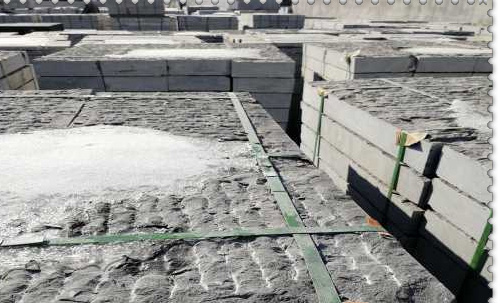 菠萝面青石板材 錾道面青石板材 手凿面公园铺路石青石板