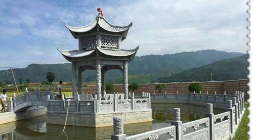 石栏杆 河道简易石栏杆护栏