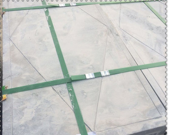 青石板材錾道面 青石板材 青石板踏步石 古建地面铺装石材