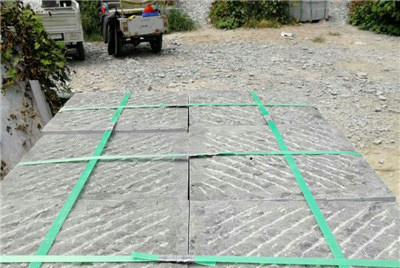 供应自然面墙青石板材 庭院寺庙广场青石板 300*600石板材