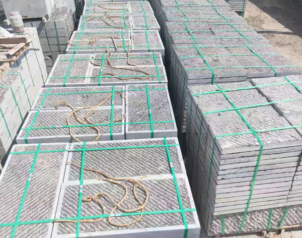 古建寺庙仿古青石板 外墙地面旧石材 广场台阶铺路石 老青石板